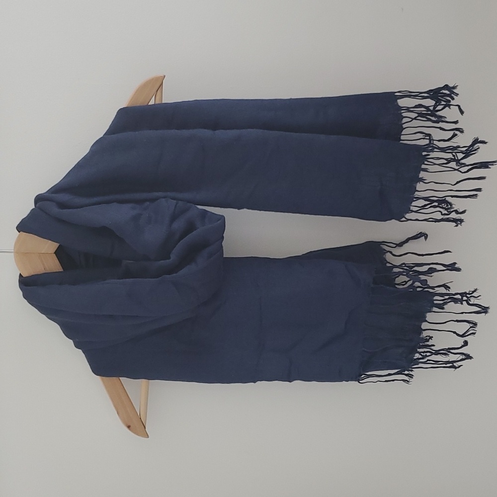 Navy blue scarf
